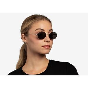 CULTURE Oval Gold‎ Frame Sunglasses